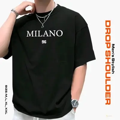 Black Stylish DropShoulder