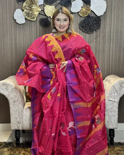 Half silk Monipuri Sharee secondary