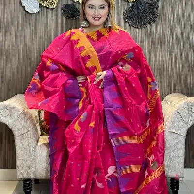 Half silk Monipuri Sharee