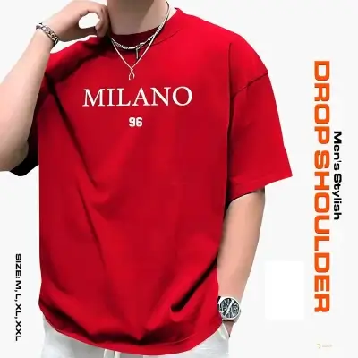 Red Stylish DropShoulder