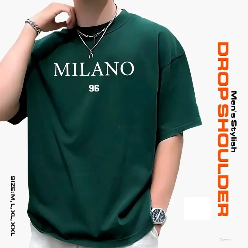 Green Stylish DropShoulder