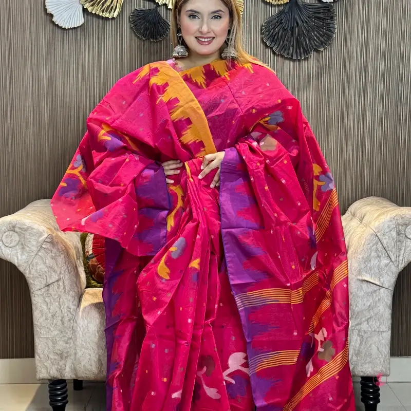 Half silk Monipuri Sharee